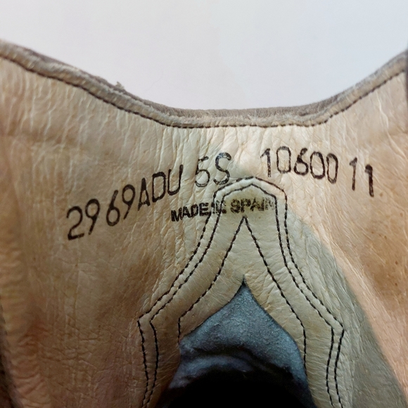 Sendra studded taupe leather low western boots, EU43/11 - Picture 9 of 16